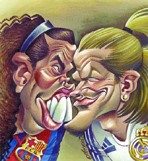 ronaldinho vs bickhame